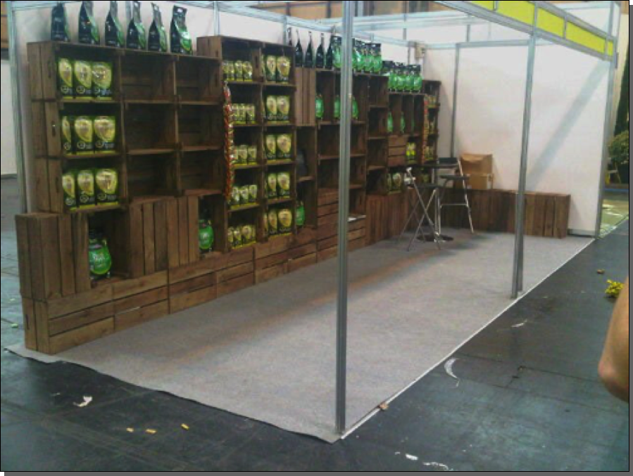 Repro English Bushel Boxes on the PlantWorks stand GLEE 2011


